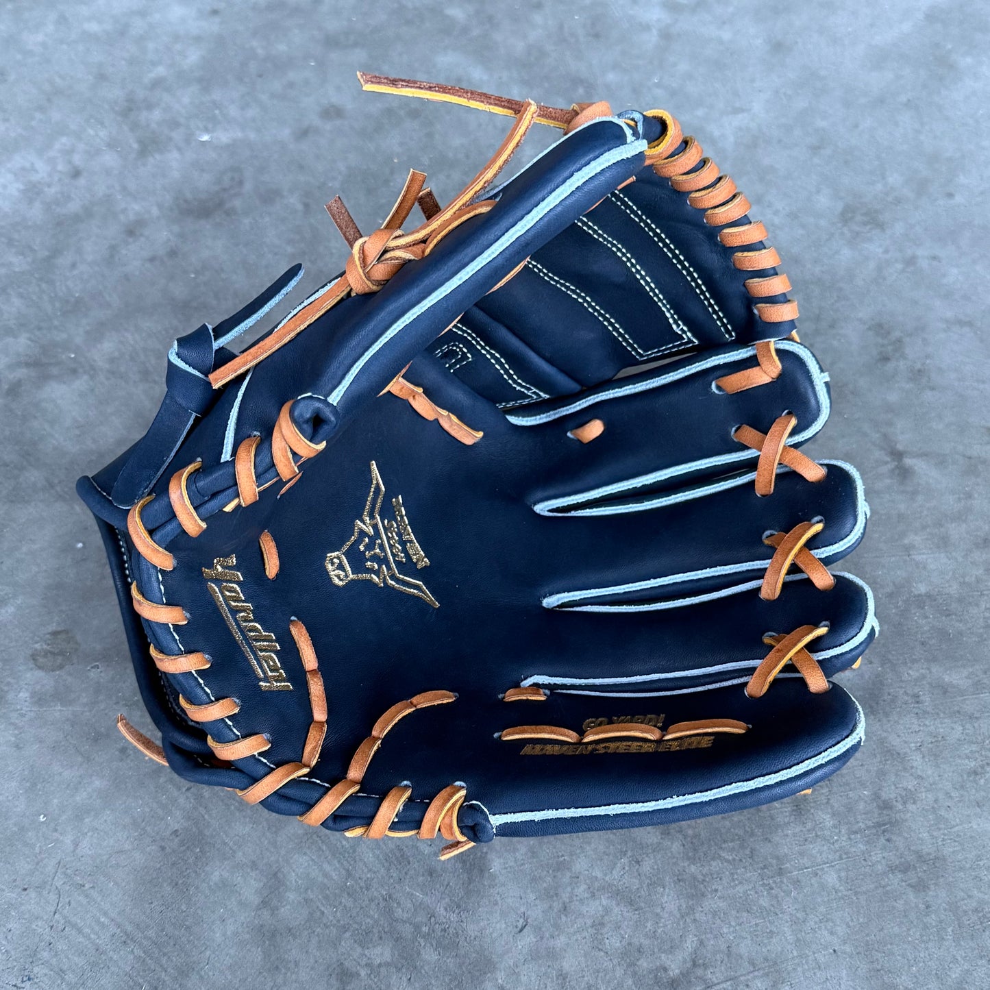 Y2 Maven Steer - 789 Model Navy and Tan 11.75”