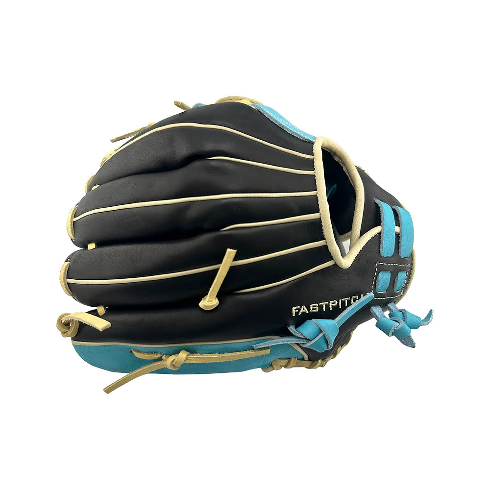 Y2 - 2369 Fastpitch Model Ocean Blue and Black H-Web 12.50"