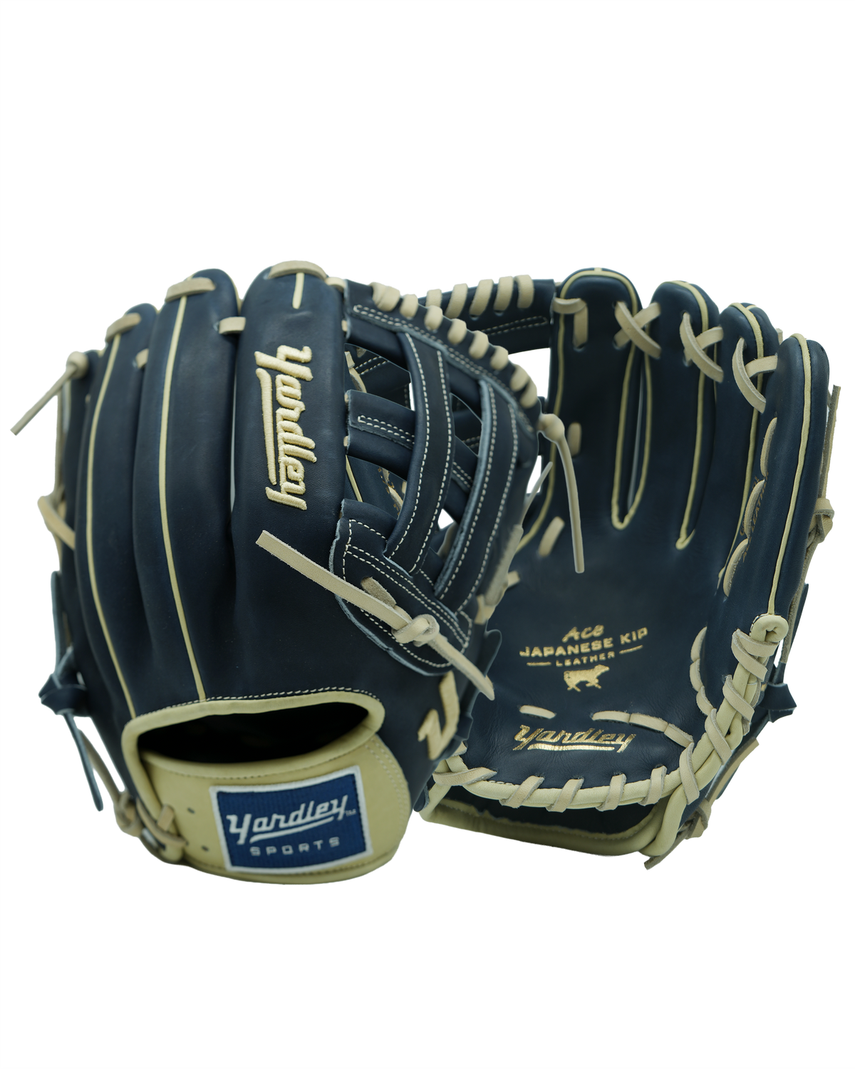 Y1 - Ace Leather - 279 Navy and Bone 11.75"