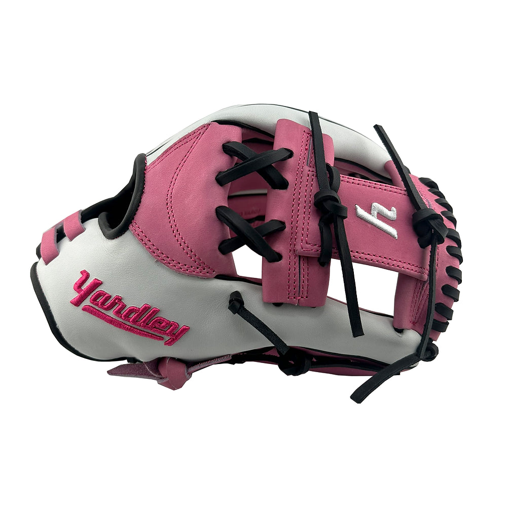 Y2 - 2369 Fastpitch Model White and Pink I-Web 12.00"
