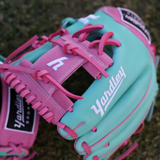 Y1 - 279 Pink and Aqua I-Web 11.50”