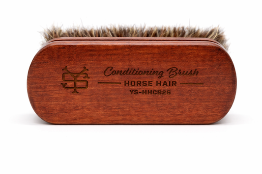 Horse Hair Glove Conditioning Brush