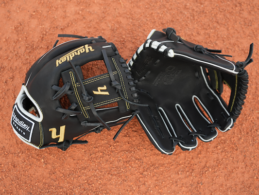 Y3-Tumbled Leather - 279 Black and Gold I-Web 11.50"