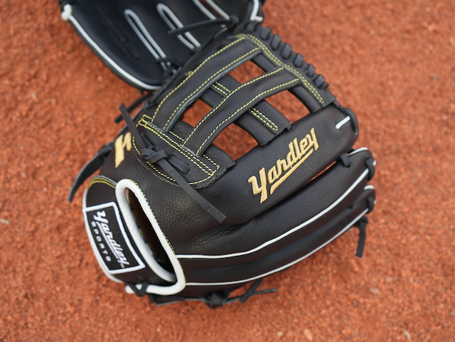 Y3-Tumbled Leather - 279 Black and Gold H-Web 12.00"