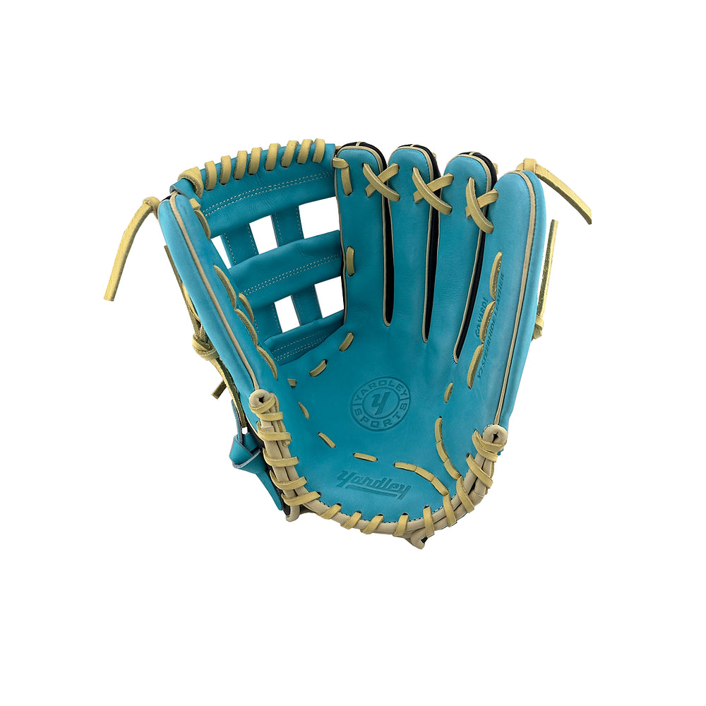 Y2 2369 Fastpitch Model Ocean Blue and Black H Web 12.50 Yardley Sports
