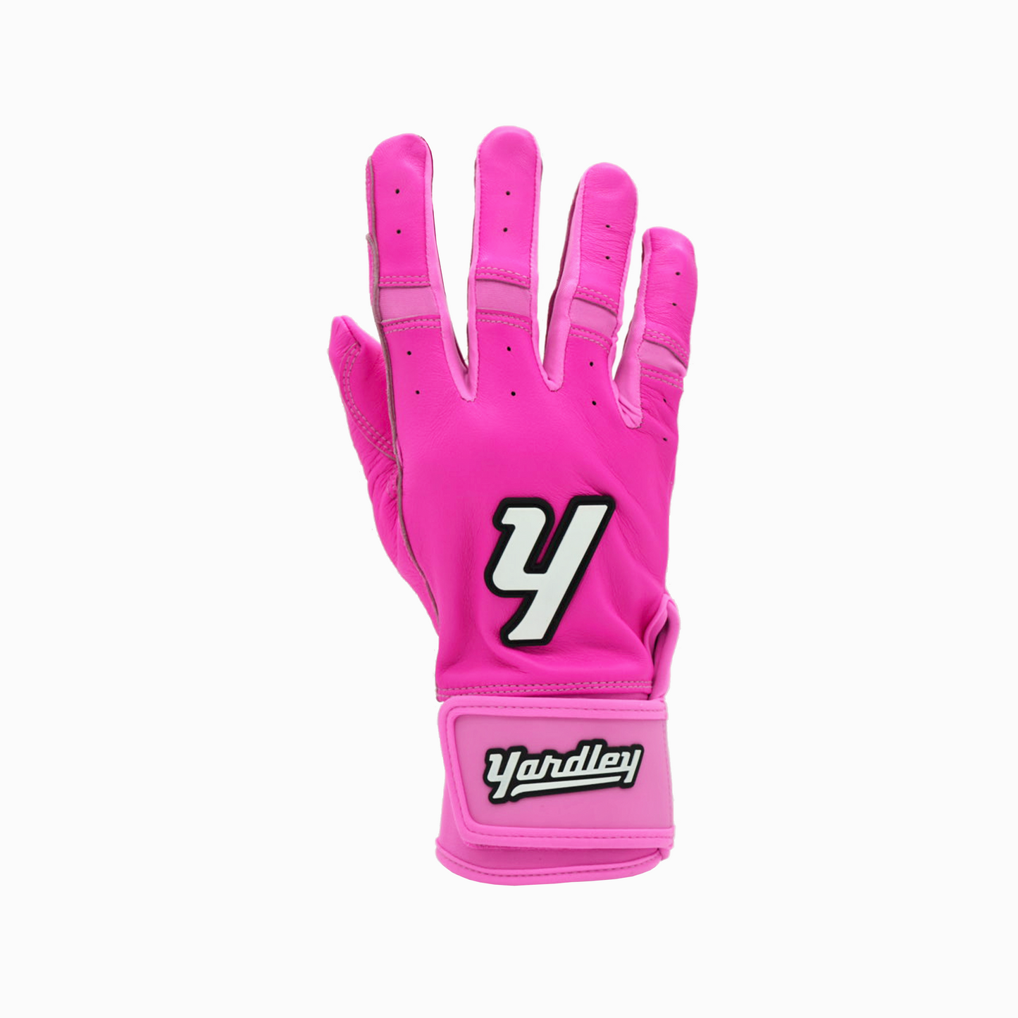 Y1-Shearlux Leather Batting Glove - Pink