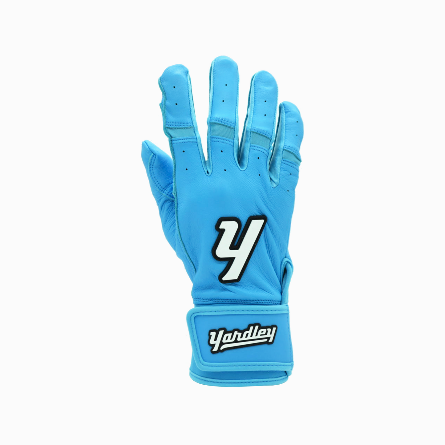 Y1-Shearlux Leather Batting Glove - Sky Blue